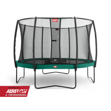 Батут BERG Champion 380 с защитной сеткой Deluxe  Батут BERG Champion 380 с защитной сеткой Deluxe