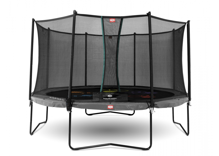 Батут BERG Champion Regular 430 Grey Levels  +защитная сетка Safety Net Comfort 430  Батут BERG Champion Regular 430 Grey Levels  +защитная сетка Safety Net Comfort 430