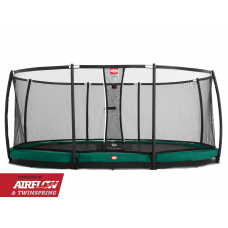 Батут BERG InGround Grand Champion Green + Safety Net Deluxe  Батут BERG InGround Grand Champion Green + Safety Net Deluxe