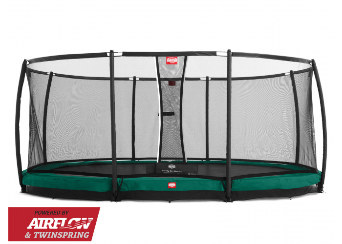 Батут BERG InGround Grand Champion Green + Safety Net Deluxe  Батут BERG InGround Grand Champion Green + Safety Net Deluxe