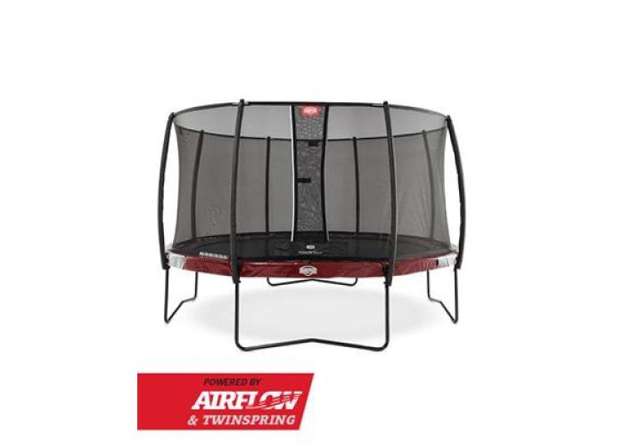 Батут BERG Elite Red 380 +защитная сетка Safety Net Deluxe Батут BERG Elite Red 380 +защитная сетка Safety Net Deluxe