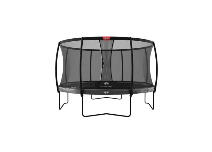 Батут BERG Elite Grey 430 + защитная сетка Safety Net Deluxe  Батут BERG Elite Grey 430 + защитная сетка Safety Net Deluxe