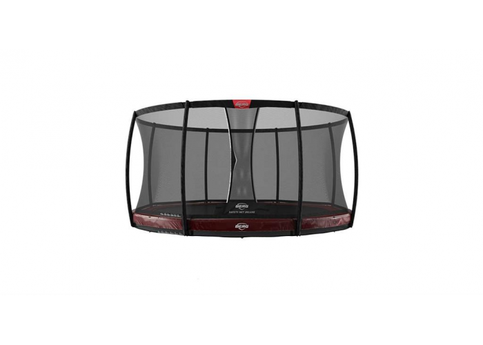 BERG Elite InGround 380 Red + Safety Net Deluxe  BERG Elite InGround 380 Red + Safety Net Deluxe