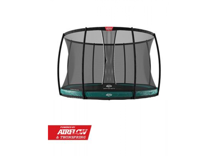 BERG Elite InGround 430 Green + Safety Net DLX XL BERG Elite InGround 430 Green + Safety Net DLX XL